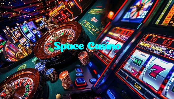 Space Casino casino presented on mobile device in Pakistan with slots and live games